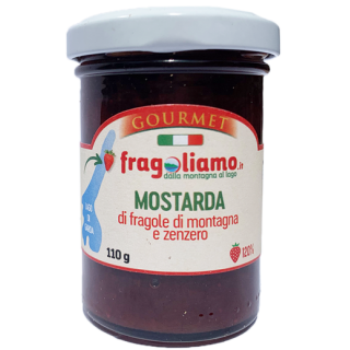 Mostarda di fragole di montagna e zenzero 120%