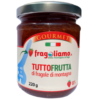 Tuttofrutta di fragole di montagna 220gr.